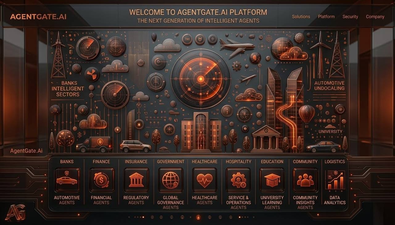AgentGate.AI — intelligent agents platform overview
