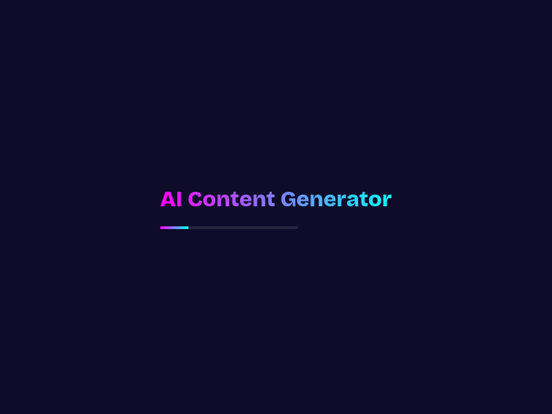 AI Content Gen