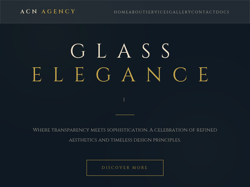 Glass Elegance I