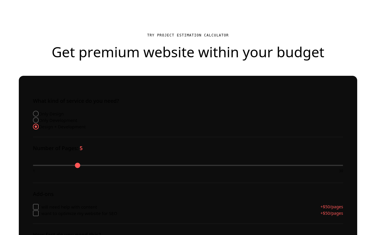 Price Calculator