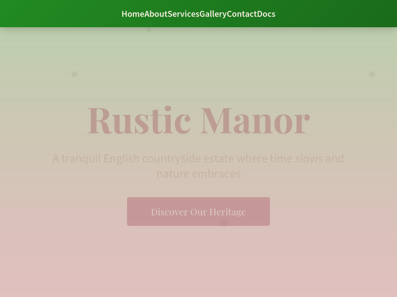 Rustic Manor