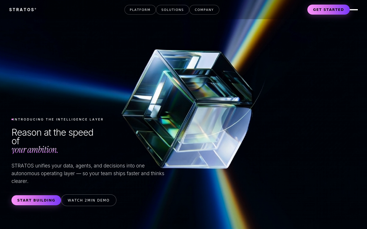 STRATOS — Intelligence Layer