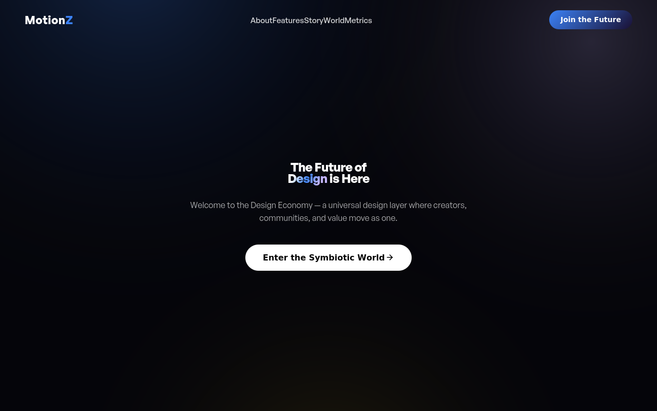 MotionZ Premium Landing